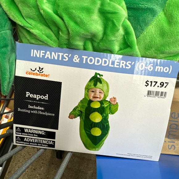 Baby Peapod Costume - 0-6 months - Picture 2 of 2